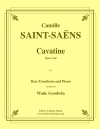 カヴァティーナ（カミーユ・サン＝サーンス）（バストロンボーン＋ピアノ）【Cavatine】