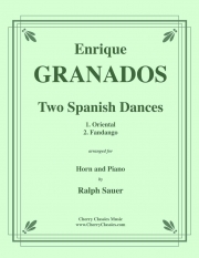 2つのスパニッシュ・ダンス（エンリケ・グラナドス）（ホルン+ピアノ）【Two Spanish Dances】