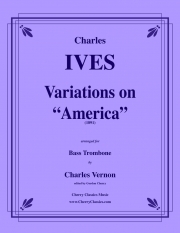 アメリカ変奏曲（チャールズ・アイヴズ）（バストロンボーン+ピアノ）【Variations On America】
