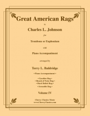 グレート・アメリカン・ラグ・Vol.4（チャールズ・L・ジョンソン）（ユーフォニアム+ピアノ）【Great American Rags Volume 4】