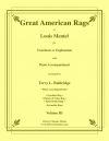 グレート・アメリカン・ラグ・Vol.3（ルイ・メンタル）（トロンボーン+ピアノ）【Great American Rags Volume 3】