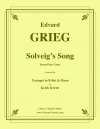 ソルヴェーグの歌「ペール・ギュント」より（エドヴァルド・グリーグ）（トランペット+ピアノ）【Solveig's Song】