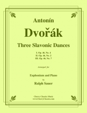 3つのスラヴ舞曲（アントニン・ドヴォルザーク）（ユーフォニアム+ピアノ）【Three Slavonic Dances】