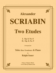 2つのエチュード（アレクサンドル・スクリャービン）（テューバ+ピアノ）【Two Etudes】