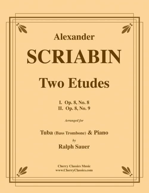 2つのエチュード（アレクサンドル・スクリャービン）（バストロンボーン+ピアノ）【Two Etudes】