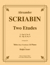 2つのエチュード（アレクサンドル・スクリャービン）（テューバ+ピアノ）【Two Etudes】