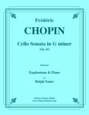 チェロソナタ・ト短調（フレデリック・ショパン）（ユーフォニアム+ピアノ）【Sonata in G minor for Cello and Piano】