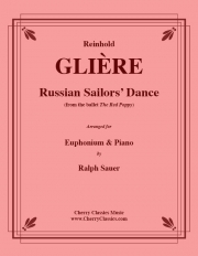 ロシア水兵の踊り（レインゴリト・グリエール）（ユーフォニアム+ピアノ）【Russian Sailors' Dance】