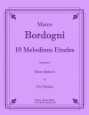 10のメロディアス・エチュード・Vol.1（マルコ・ボルドーニ）（金管五重奏）【10 Melodious Etudes Volume 1】