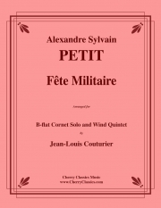 Fête Militaire（アレクサンドル・プティ）（コルネット+木管五重奏）