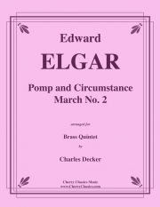 威風堂々第2番（エドワード・エルガー）（金管五重奏）【Pomp and Circumstance March No. 2】