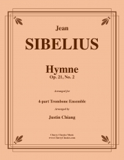 聖歌・Op.21・Op.2（ジャン・シベリウス）（トロンボーン四重奏）【Hymne, Op. 21 No. 2】
