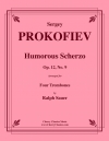 ユーモラス・スケルツォ・Op.12・No.9（セルゲイ・プロコフィエフ）（トロンボーン四重奏）【Humorous Scherzo, Op. 12, No. 9】