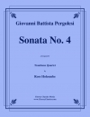 ソナタ・No.4 (ジョヴァンニ・バッティスタ・ペルゴレージ) （トロンボーン四重奏）【Sonata No. 4】