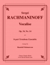 ヴォカリーズ・Op.34・No.14（セルゲイ・ラフマニノフ）（トロンボーン八重奏）【Vocalise Opus 34, No. 14】