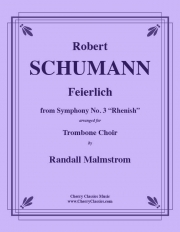 ファイアリヒ「交響曲第3番・ライン」（ロベルト・シューマン）（トロンボーン七重奏）【Feierlich from "Rhenish" Symphony No. 3】