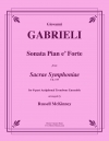 ピアノとフォルテのソナタ (ジョヴァンニ・ガブリエリ) （トロンボーン八重奏）【Sonata Pian 'e Forte】
