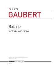 バラード（フィリップ・ゴーベール）（フルート+ピアノ）【Ballade】
