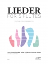 歌曲集 (ヨハン・ヘルマン・シャイン)  (フルート五重奏)【Lieder】