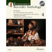 ルネサンス・リコーダー・アンソロジー・Vol.4  (ソプラノリコーダー+ピアノ)【Renaissance Recorder Anthology – Volume 4】