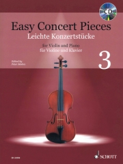 やさしい演奏会用小品・Vol.3（ヴァイオリン+ピアノ）【Easy Concert Pieces, Volume 3】