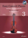 やさしい演奏会用小品・Vol.3（ヴァイオリン+ピアノ）【Easy Concert Pieces, Volume 3】