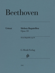 7つのバガテル（ベートーヴェン）（ピアノ）【Seven Bagatelles Op. 33】