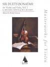 6つのソナタ・Vol.2  (モーツァルト)（弦楽二重奏）【6 Sonatas for Violin and Viola – Volume 2】