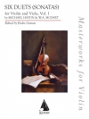 6つのソナタ・Vol.1  (モーツァルト)（弦楽二重奏）【6 Sonatas for Violin and Viola – Volume 1】