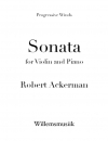 ソナタ（ロバート・アッカーマン）（ヴァイオリン+ピアノ）【Sonata for Violin and Piano】