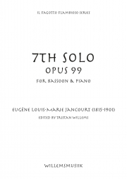 ソロ第7番・Op.99（オイゲン・ジャンクール）（バスーン+ピアノ）【7th Solo, Opus 99】