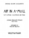 アリア・イ短調 (ヨハン・クリフトフ・ペープシュ)（ソプラノサックス+ピアノ）【Air in A-Moll】