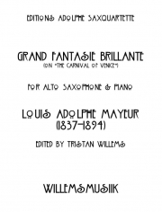 華麗なる大幻想曲（ルイ・アドルプ・マヨー）（アルトサックス+ピアノ）【Grand Fantasie Brilliante】