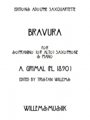 ブラヴューラ（アレクサンドラ・グリマル）（ソプラノサックス+ピアノ）【Bravura】