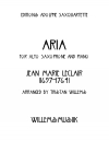 アリア（ジャン＝マリー・ルクレール）（アルトサックス+ピアノ）【Aria】