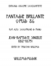 華麗なる幻想曲・Op.86（ジャン＝バティスト・サンジュレー）（アルトサックス+ピアノ）【Fantasie Brillante, Opus 86】