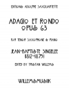 アダージョとロンド・Op.63（ジャン＝バティスト・サンジュレー）（テナーサックス+ピアノ）【Adagio et Rondo, Opus 63】