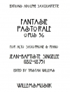 田園幻想曲・Op.56（ジャン＝バティスト・サンジュレー）（アルトサックス+ピアノ）【Fantasie Pastorale, Opus 56】