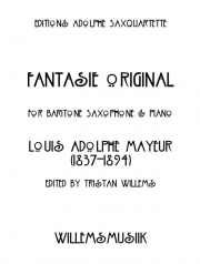 独創的幻想曲（ルイ・アドルプ・マヨー）（バリトンサックス+ピアノ）【Fantaisie Originale】