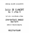 演奏会用ソロ・Op.91（ジャン＝バティスト・サンジュレー）（アルトサックス+ピアノ）【Solo de Concert, Opus 91】