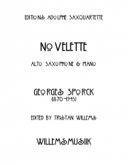 ノベレット（ジョージズ・スポルク）（アルトサックス+ピアノ）【Novelette】