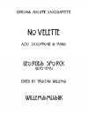 ノベレット（ジョージズ・スポルク）（アルトサックス+ピアノ）【Novelette】