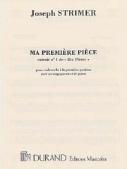 10のやさしい小品（ジョゼフ・ストリマー）（チェロ+ピアノ）【Ma première pièce】