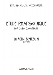 エチュード・ラプソディック（ヤアアン・ベンソン）（アルトサックス）【Etude Rhapsodique】