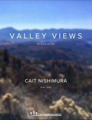 バレー・ビュー (ケイト・ニシムラ)（金管五重奏）【Valley Views】