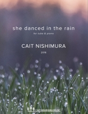 彼女は雨の中で踊った（ケイト・ニシムラ）（テューバ+ピアノ）【She Danced In The Rain】