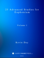 25の上級者用練習曲（ケヴィン・デイ）（ユーフォニアム）【25 Advanced Studies For Euphonium】