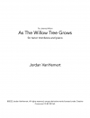 柳の木が育つように（ジョーダン・ヴァンヘマート)（トロンボーン+ピアノ）【As The Willow Tree Grows】
