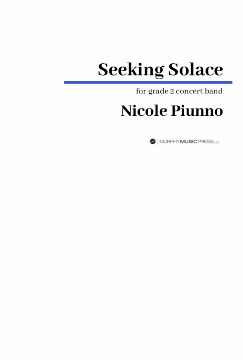 シーキング・ソレース（ニコル・パイウノ）（スコアのみ）【Seeking Solace】