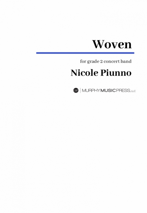 ウーブン（ニコル・パイウノ）（スコアのみ）【Woven】
